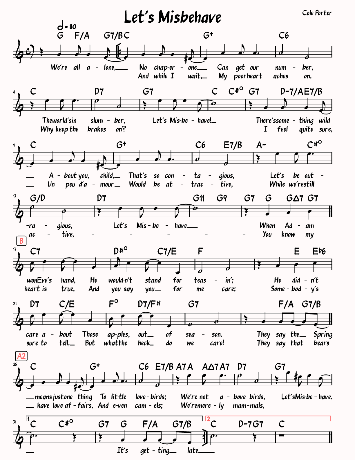 Sheet Music